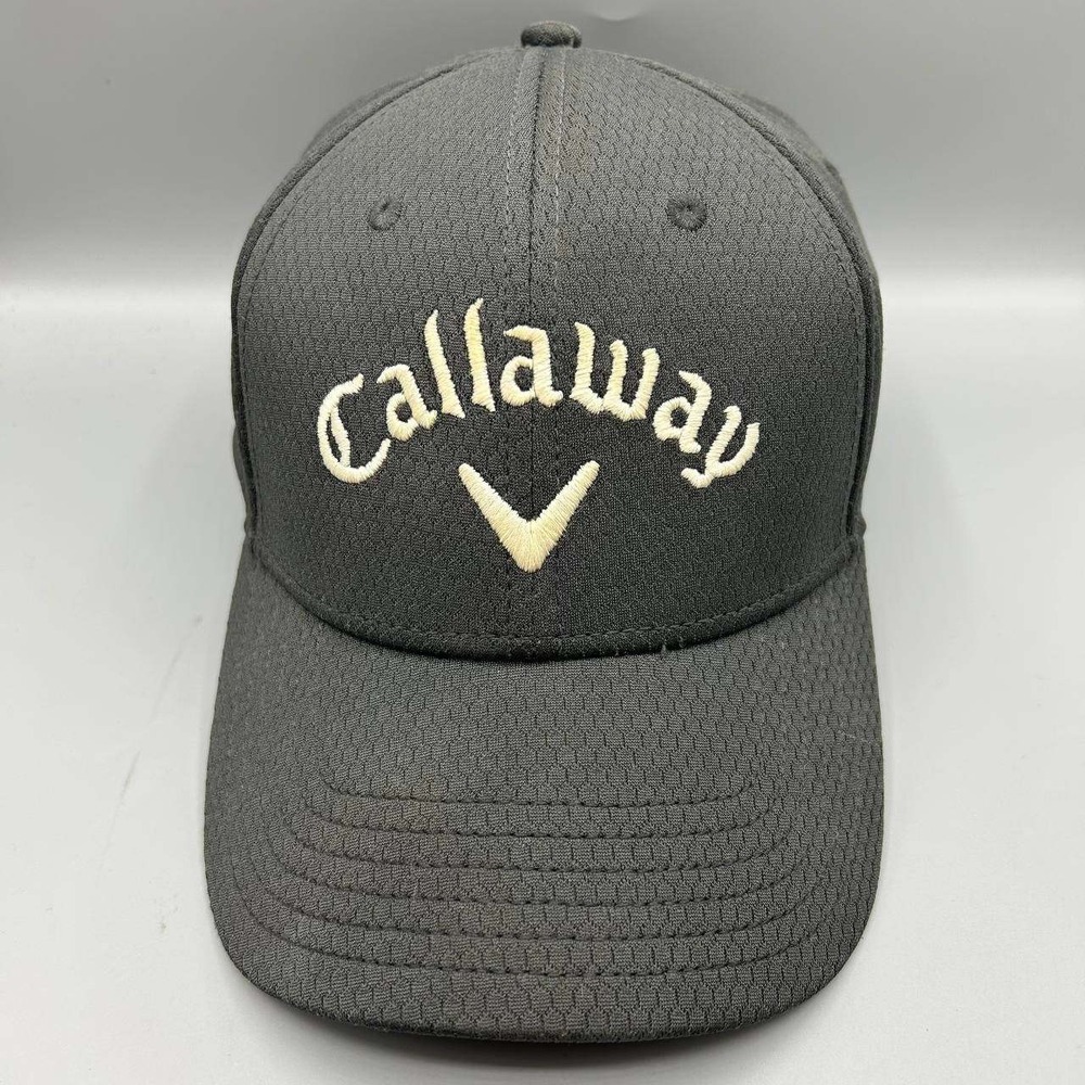 Callaway Reems Creek Hat Men Black Embroidered Strap Back Cap
